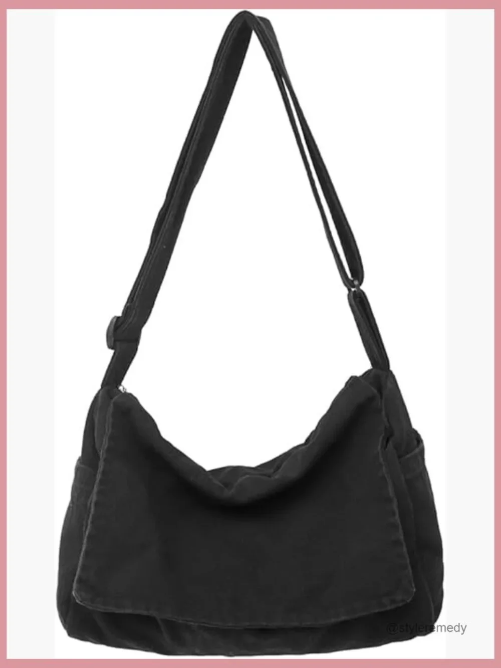Canvas Messenger Satchel Bag Crossbody Shoulder Bag Laptop Bag Sling Bag